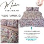 ETEHOMETEX %100 Pamuk Nevresim Takımı ÇİFT KİŞİLİK MOZAİK PUDRA 8696474232112